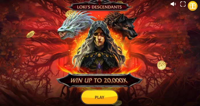 Loki's Descendants - hovedskærmen med 3-4-3-4-3 hjul